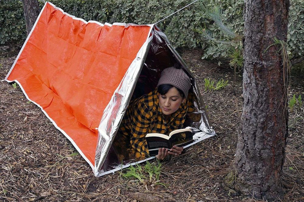 Аварийна тръбна палатка за оцеляване