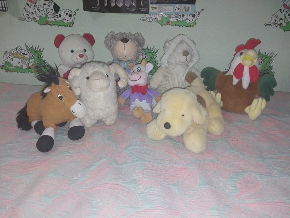 мягкие игрушки(・・;)