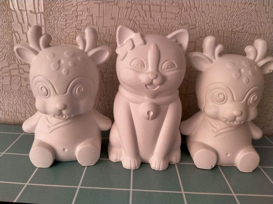 Гипстен жасалған шкатулка и капилка