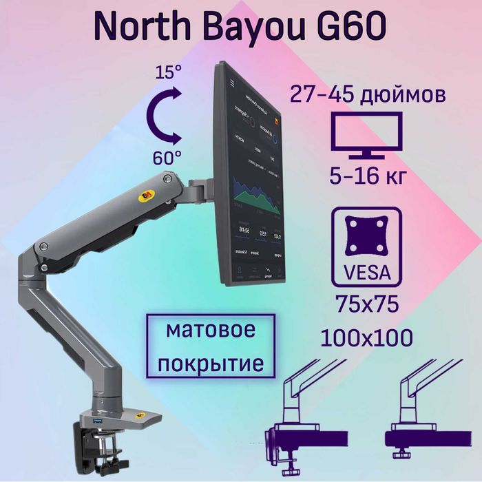 Кронштейны от North Bayou - G45/65/60//70/80. Есть доставка
