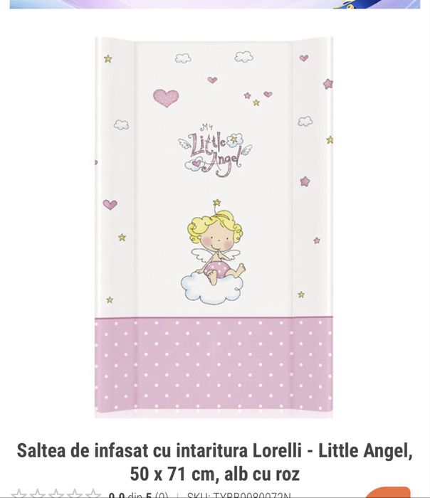 Set Patut+Comoda+Saltea infasat Lorelli