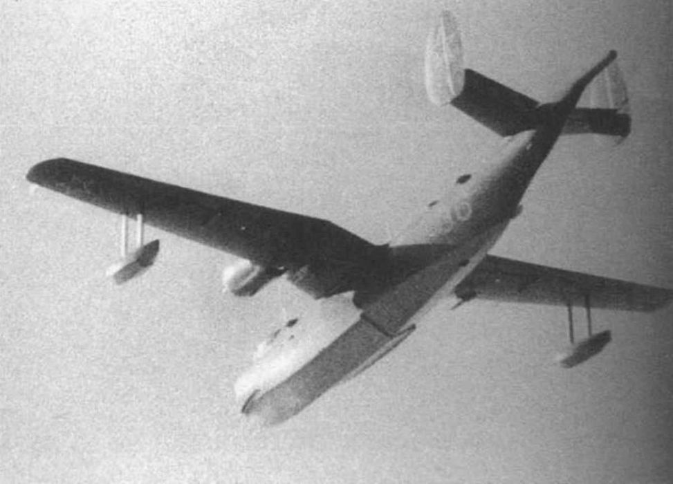 сборная модель самолёта Бе-6 пр, ГДР СССР! макет в клуб