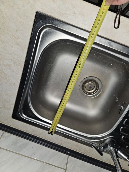 Мивка за кухня със сифон и батерия