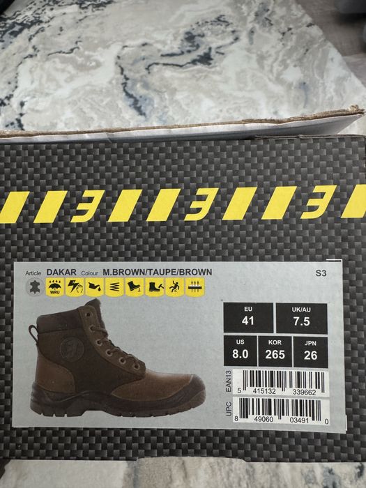 Спец ботинки 41 размера осенний