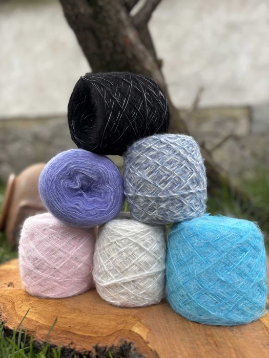 Мохер прежда 1,30 евро за 100гр