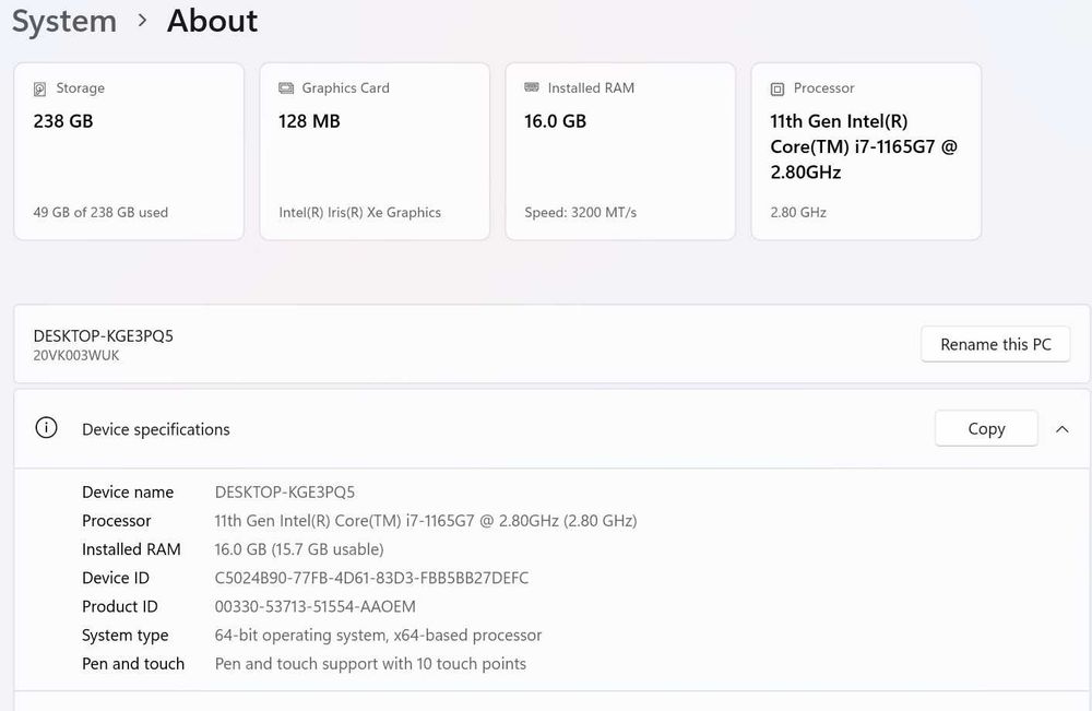 Таблет и Лаптоп 2в1 Lenovo ThinkPad L13 Yoga Gen 2 -i7-1135G7/16GB RAM