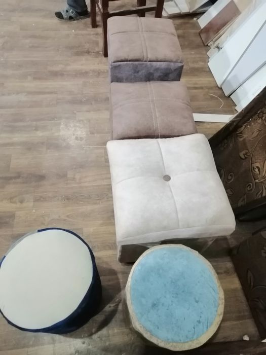 Хар хил турдаги пуфик стуллар сотилади донага ва оптом