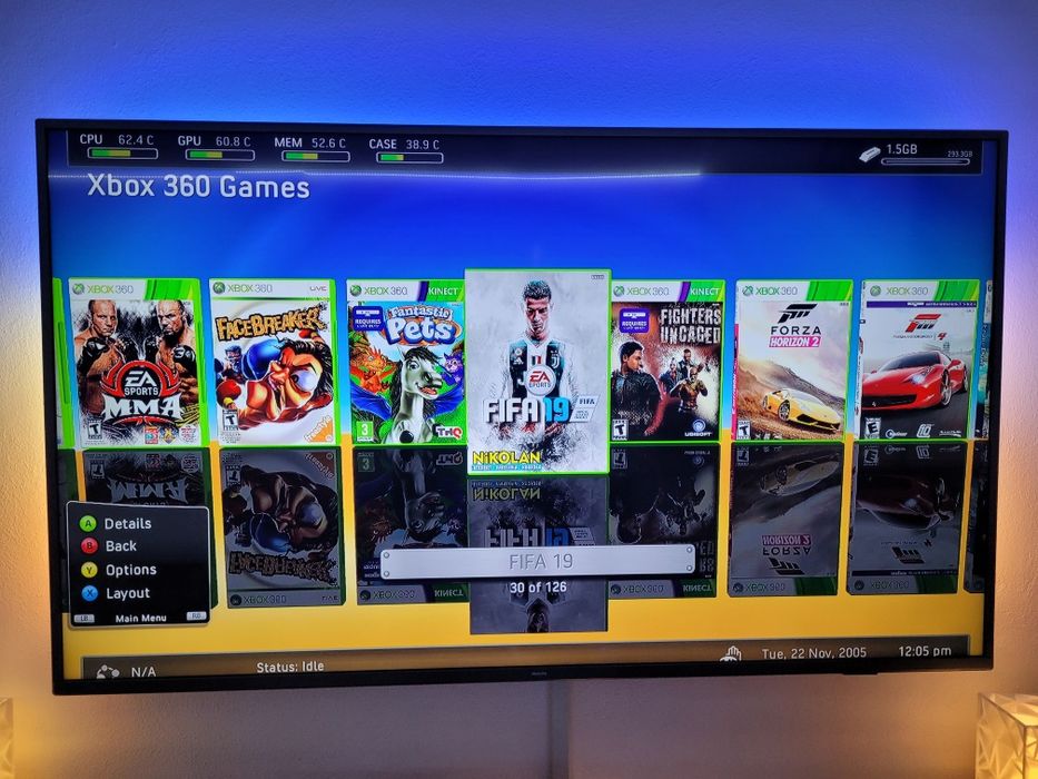 Xbox 360 Slim 80 Jocuri Kinect cu Miscare Cadoul Perfect pt. Copii