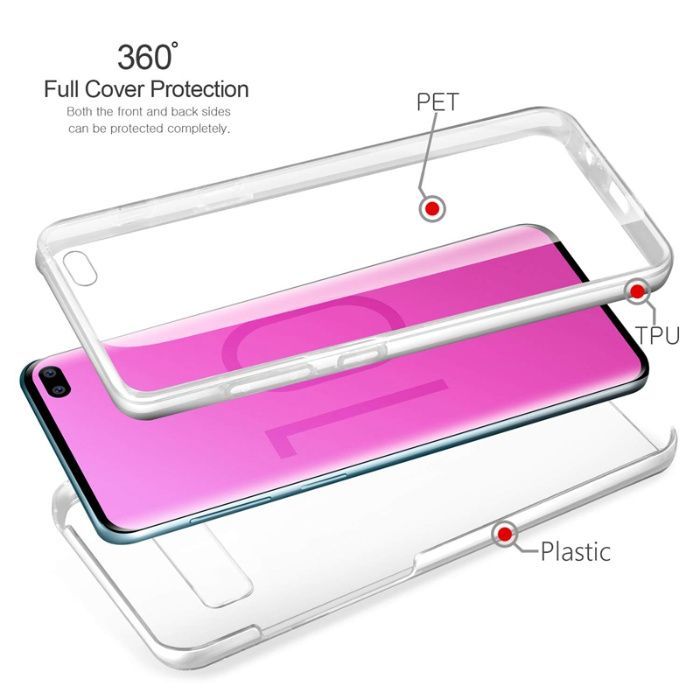 Husa CRYSTAL 360° fata+ spate pentru Samsung Galaxy S10 / S22 5G