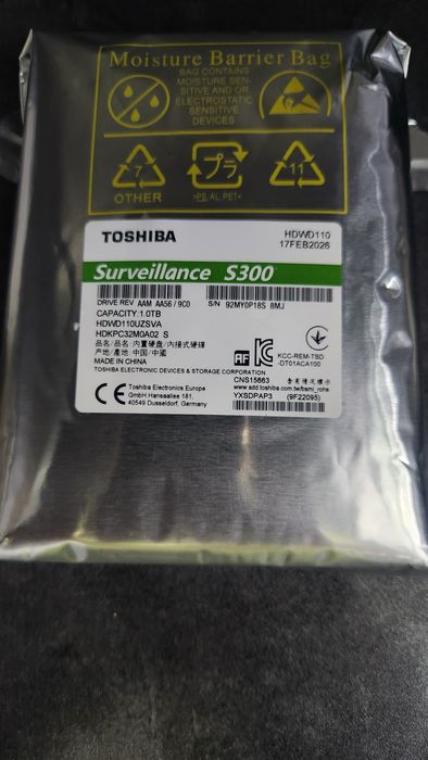 Toshiba-HDD 7200rpm  Surveillance 300