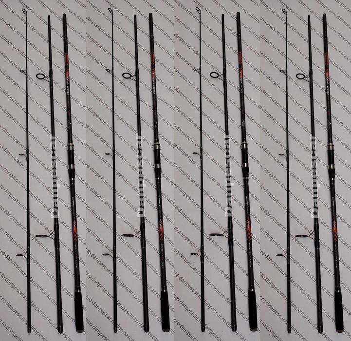 SET 4 Lansete 3,90 metri EASTSHARK CARP ROD din 3 bucati 3,75 LBS