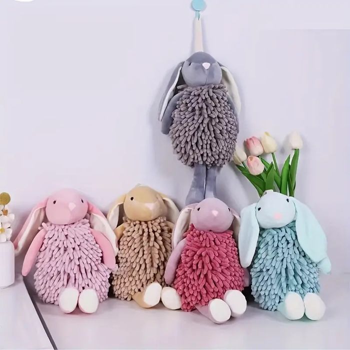 Колекция 2в1 Плюшени играчки – Играчка и Кърпа за ръце в Едно