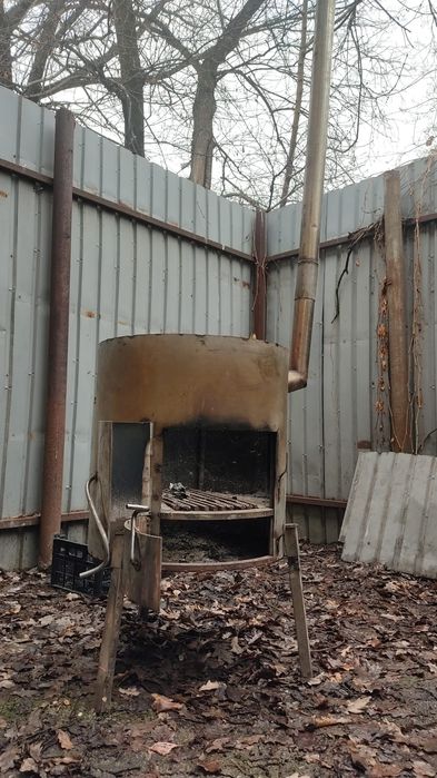 Казан печка ошак