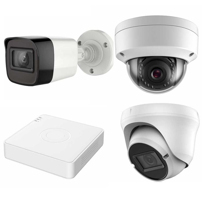 Установка камер видеонаблюдения Hikvision,Hiwatch,Ezviz