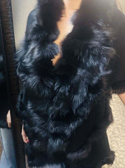 Елек с естествен косъм