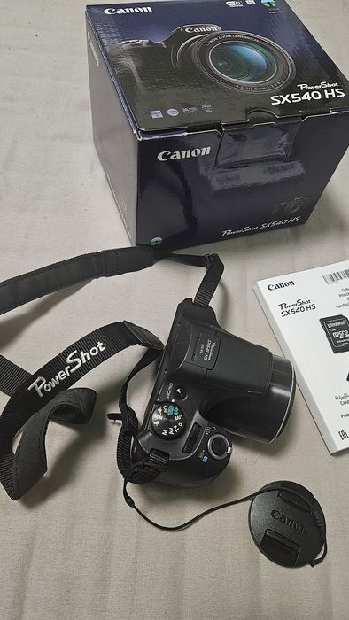 Canon SX540 HS 50x Zoom WiFi – aproape nou, cutie originală