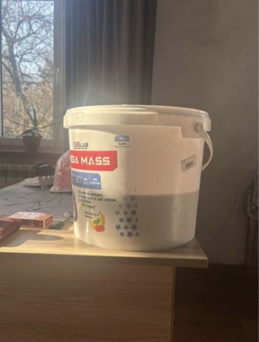 Гейнер 5 кг клубника банан вкус