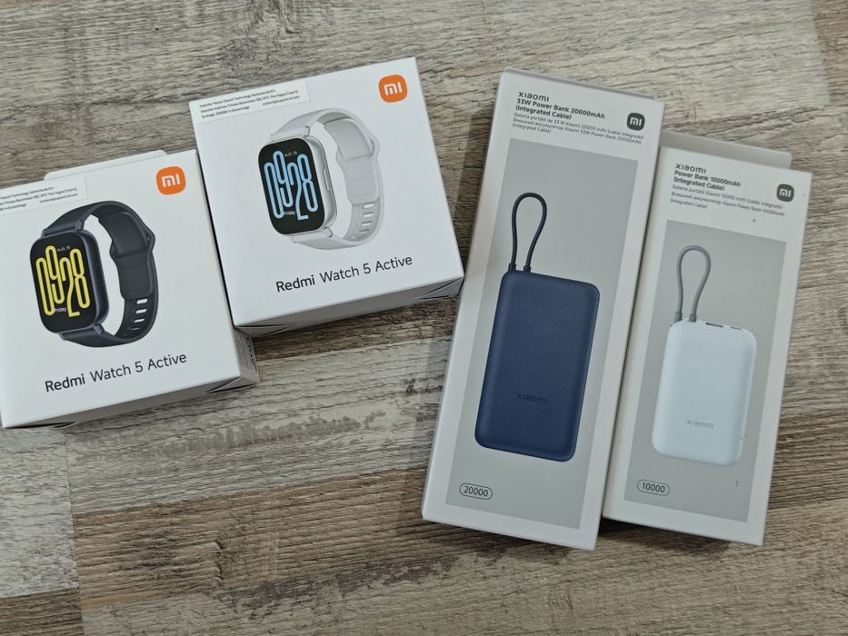 Redmi Watch 5 active smartwatch, baterie externa 10.000- 20000 mAh