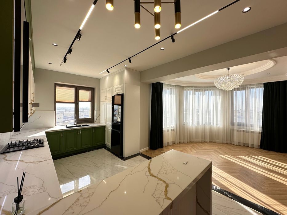 Сергили 5.3/10*11/11145м2 авторски ремонт 2та санузел с мебелю техника