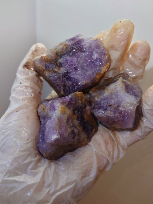 Лот Аметисти от България кварц минерал кристал