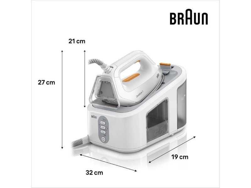 Ютия с Парогенератор Braun CareStyle 3 IS3132WH, 2400W, 6 bar