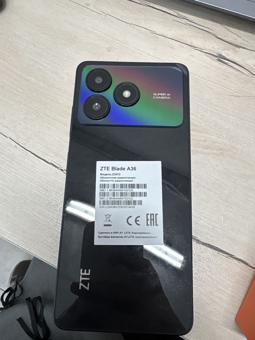 ZTE A36 новый новый ұсталмаган