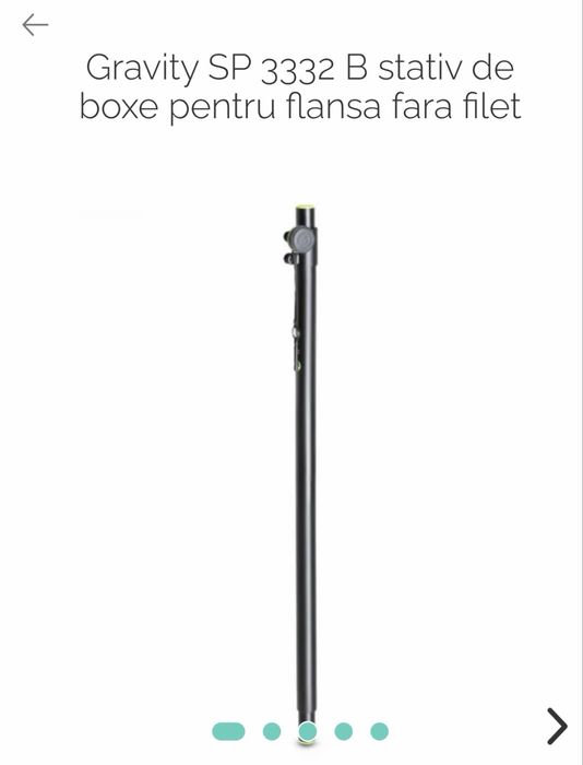 Gravity SP 3332 B stativ de boxe pentru flansa fara filet