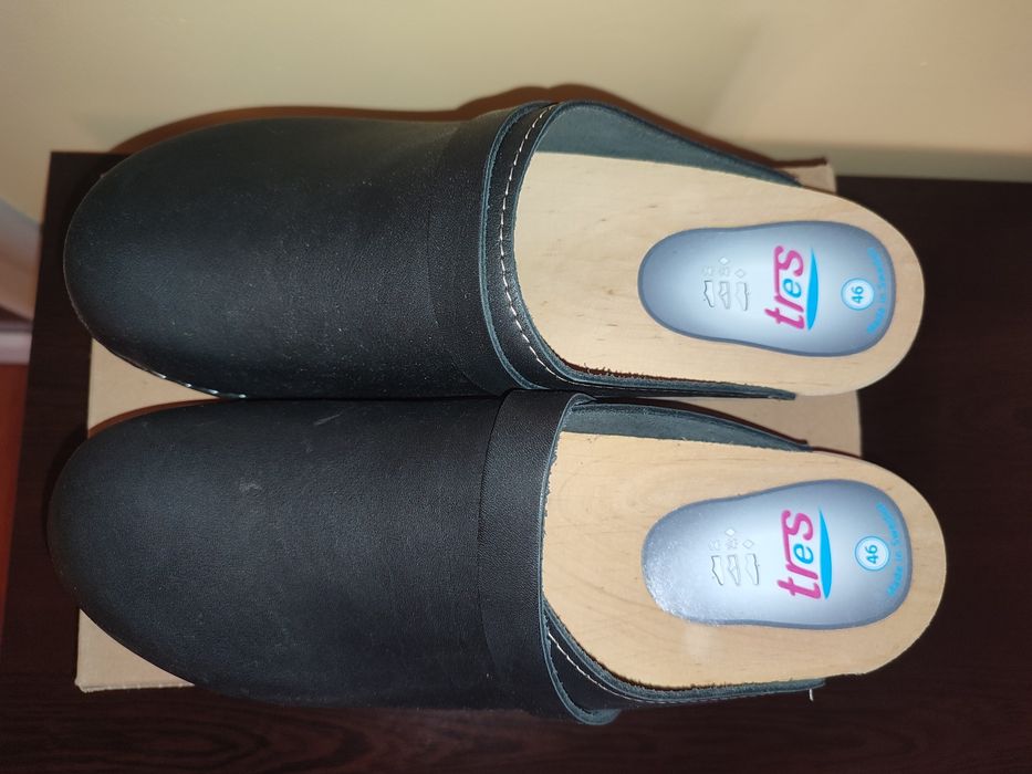 Сабо от естествена кожа - Швеция - 46 номер