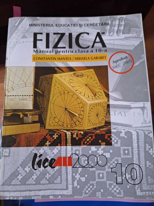 Manual de fizică pentru clasa a X-a
