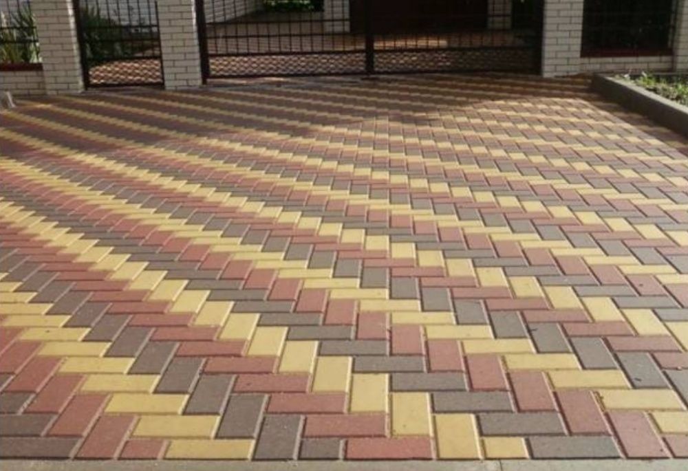 Укладка брусчатки