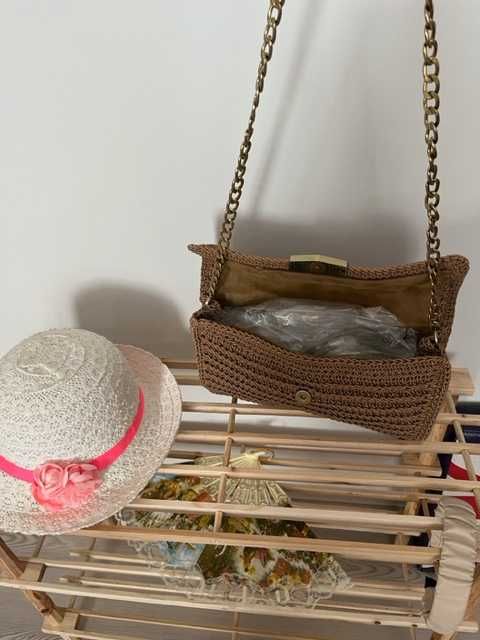 Плетена чанта от прежда