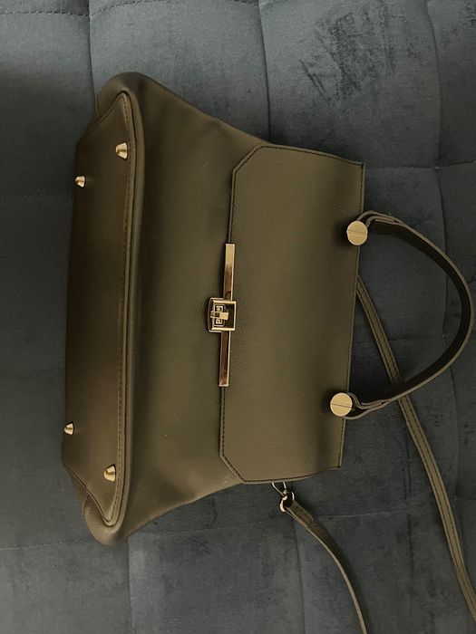 Geanta neagră piele naturală