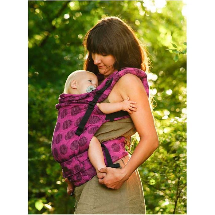 4+ месеца | Регулируема ергономична раница KinderHop MultiGrow - DOTS