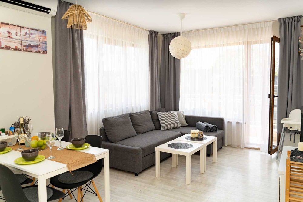 Дава се под наем Тристаен апартамент в Варна, м-т Евксиноград - 80 кв.м за 650 € - Снимка #1