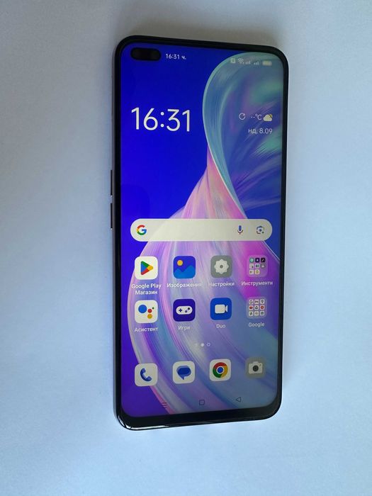 КАТО НОВ !!! Oppo Reno4 Z 5G - 128GB - Бял - Две СИМ карти - Отключен