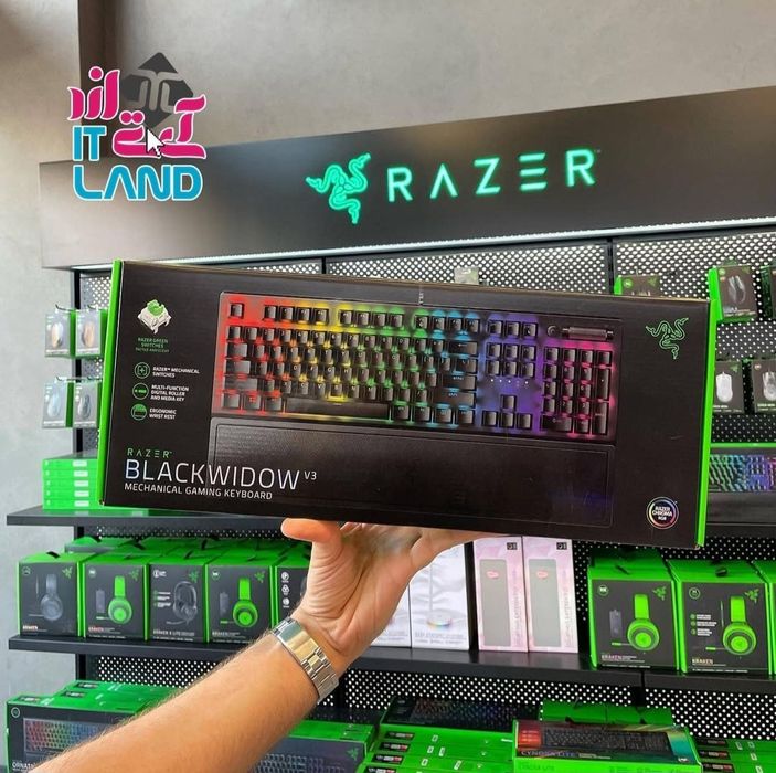 Razer Blackwidow V3 Green свитчи Механическая Проводная Клавиатура