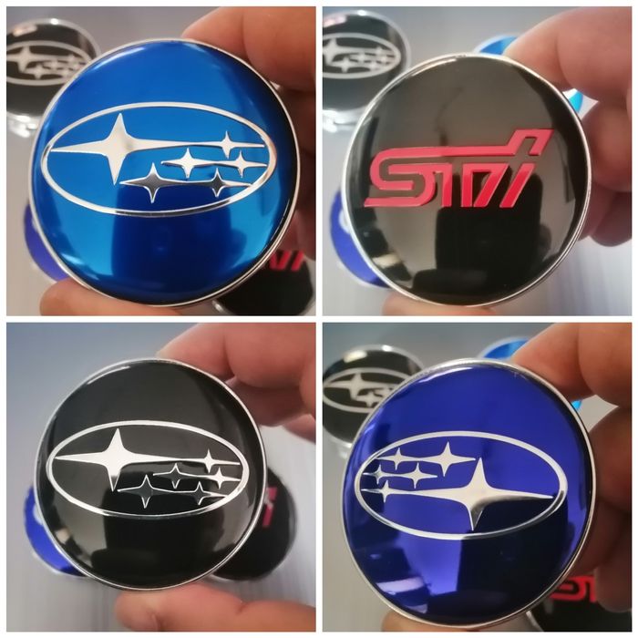 Subaru STI - set 4 capace pentru jante aliaj