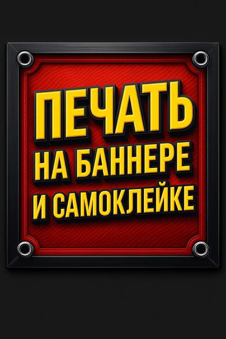 Распечатка баннера пленка  стенды