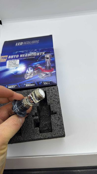 Set 2 bucati becuri led H7 12V, 28000LM, lumina alba, 280W, 6000K