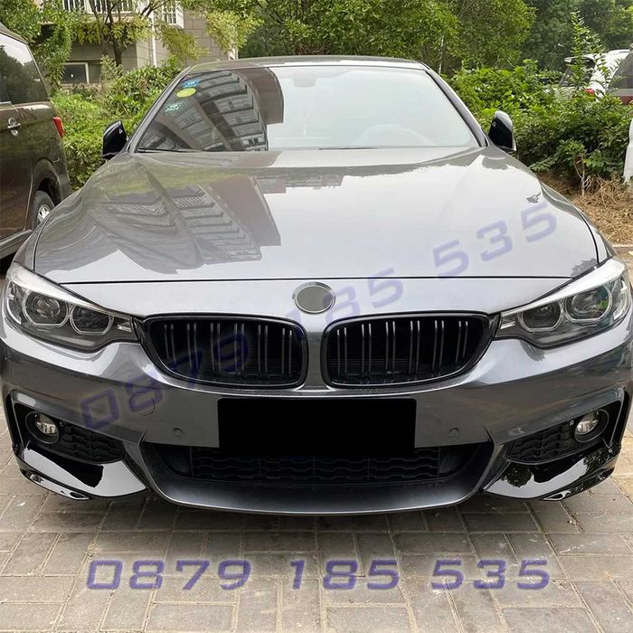Странични сплитери за предна броня за BMW 4 F32 F33 F36 M Sport 2014-2020, черен гланц – DBb139 бмв ф32 ф33 тунинг добавки
