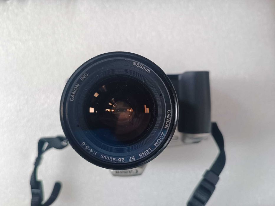 aparat foto slr film Canon EOS 300 cu  Canon EF 28-90mm f/4-5.6  functional