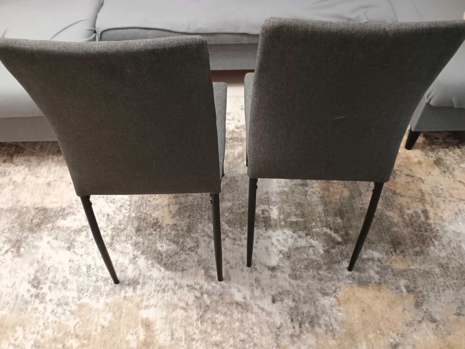 Set 6 scaune tapițate gri