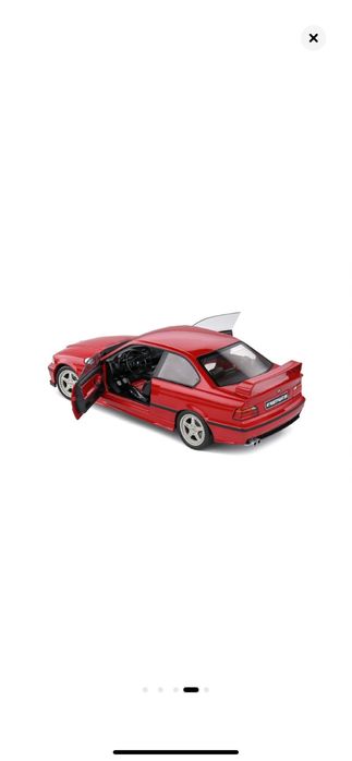 Macheta auto BMW M3 E36 Streetfighter 1994, 1:18, Imola Red, Solido