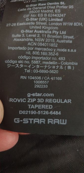 G - Star Rovic Zip 3D Cargo Mens Size 30/32 ОРИГИНАЛ! Спортен Панталон