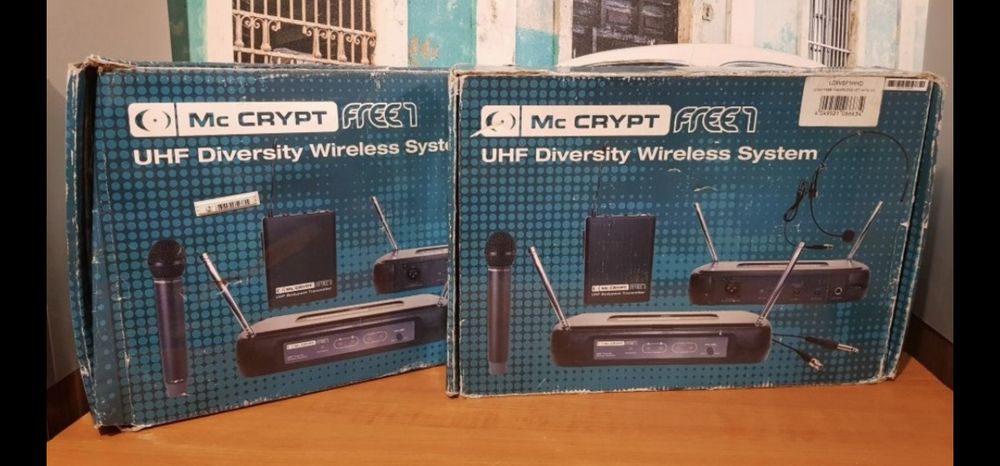 Mc Crypt Free-1 microfon wireless - fara fir voce muzica ca AKG Shure
