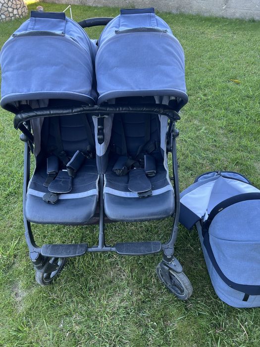 Количка за близнаци Peg Perego - Book for two, Indigo