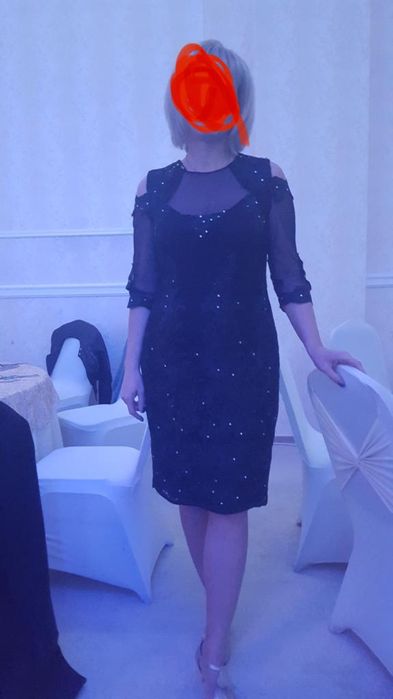 Rochie dantela cu pietricele Swarovski nr 42