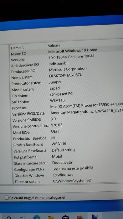 Tableta Jumper EZpad /11,6inch / 6gb RAM ssd 64 gb