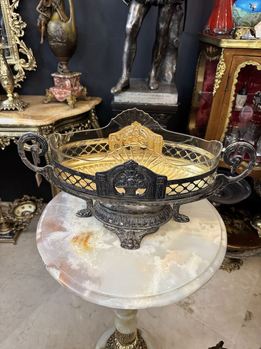 Jardiniera - cristal - bronz