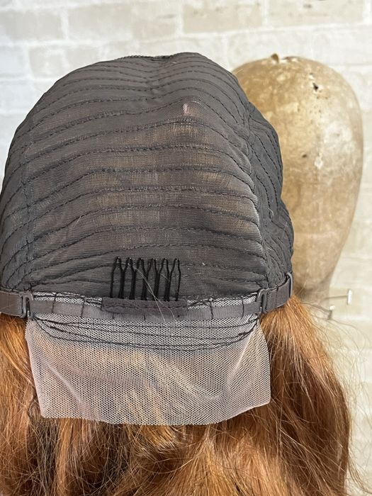 Рижава перука / червеникава перука от естествен косъм / човешки косъм